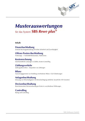 SBS Rewe plus - Dimmel-Software Gmbh