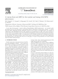 A custom front-end ASIC for the readout and timing of 64 SiPM ...