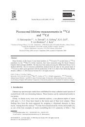 Picosecond lifetime measurements in 109Cd and 110Cd