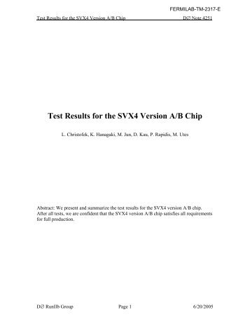 SVX4 User's Manual