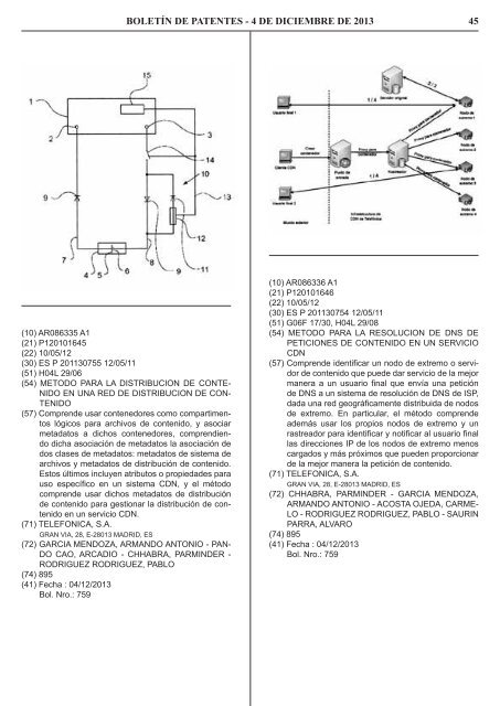 Boletín de Patentes de Invención y Modelos de Utilidad - Instituto ...