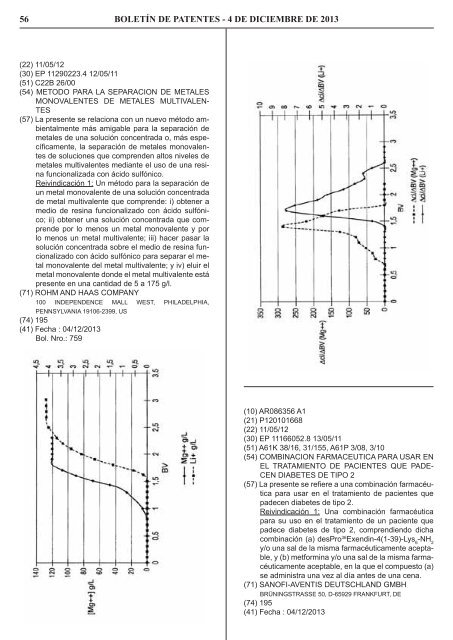 Boletín de Patentes de Invención y Modelos de Utilidad - Instituto ...