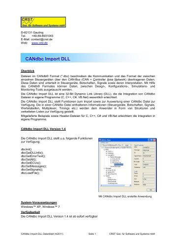 Candbc Import DLL Candbc Import DLL - crst.de