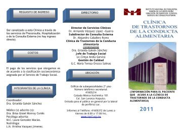 Ser canalizado a esta ClÃ­nica a travÃ©s de los servicios de ...