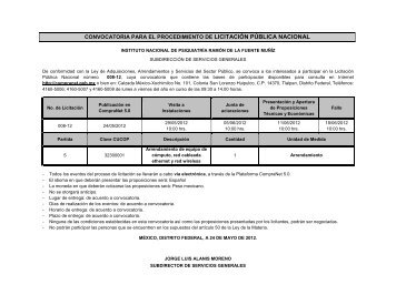 Convocatoria para el arrendamiento de equipo de cÃ³mputo, red ...