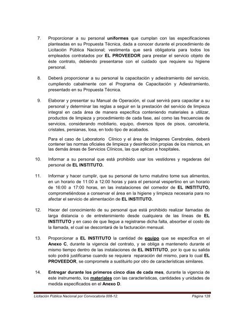 Convocatoria para el arrendamiento de equipo de cÃ³mputo, red ...