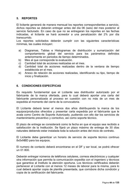 Convocatoria para el arrendamiento de equipo de cÃ³mputo, red ...