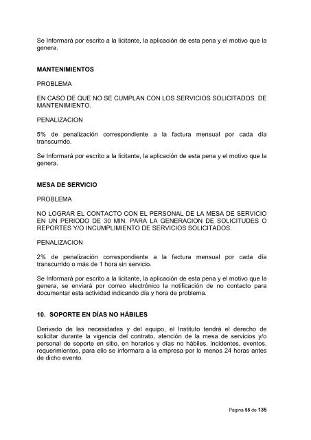 Convocatoria para el arrendamiento de equipo de cÃ³mputo, red ...