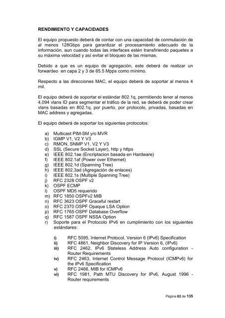 Convocatoria para el arrendamiento de equipo de cÃ³mputo, red ...