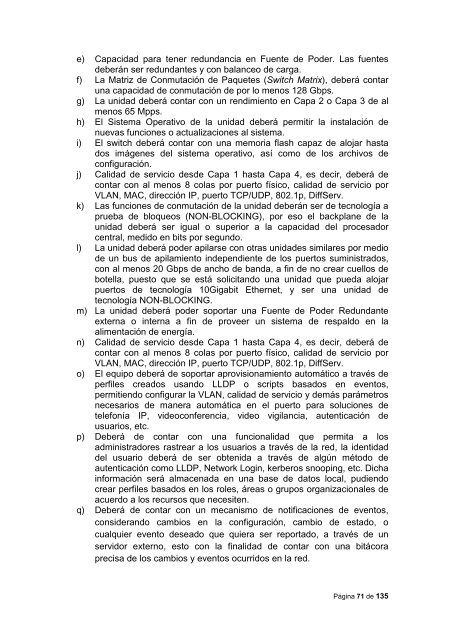 Convocatoria para el arrendamiento de equipo de cÃ³mputo, red ...