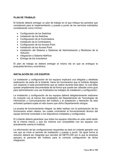 Convocatoria para el arrendamiento de equipo de cÃ³mputo, red ...