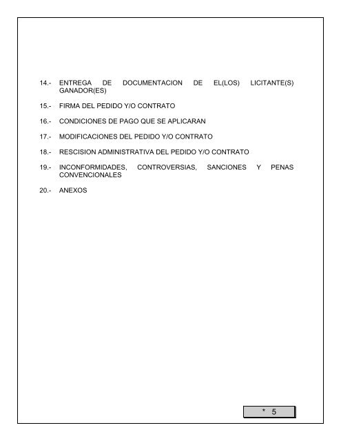 Convocatoria para la adquisiciÃ³n de materiales y suministros del ...