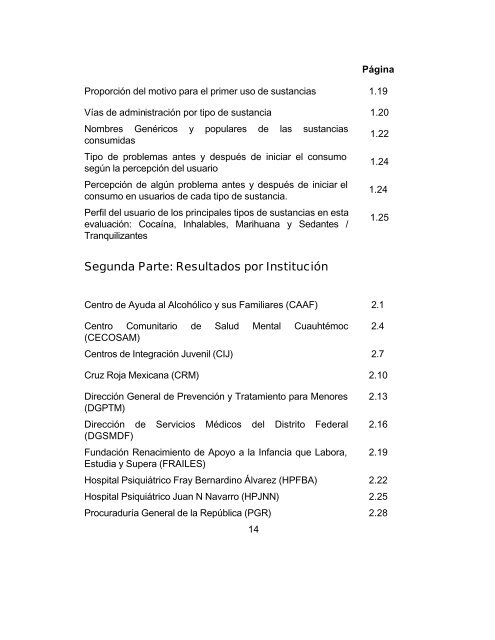 Reporte 34, Junio 2003 - Instituto Nacional de PsiquiatrÃ­a