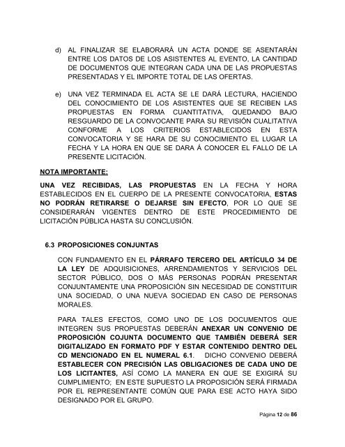 Convocatoria para el arrendamiento de servidores, almacenamiento ...