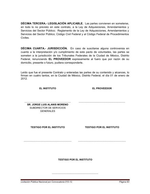 Convocatoria para el arrendamiento de servidores, almacenamiento ...