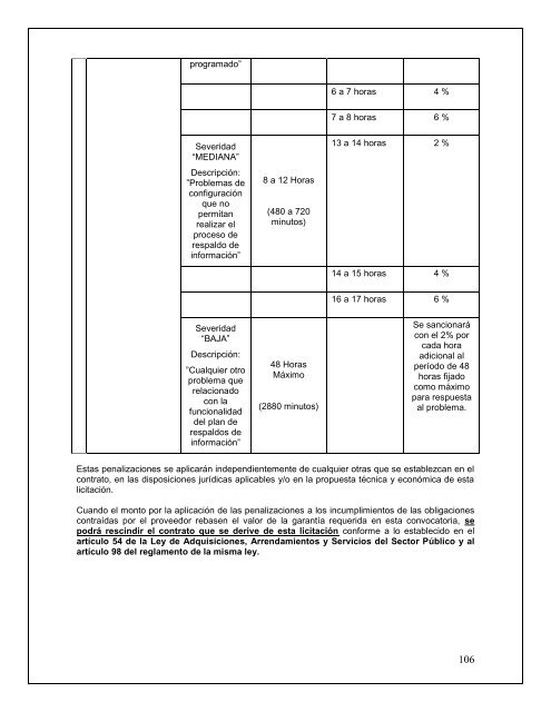 Convocatoria para el sistema informativo integral administrativo ...