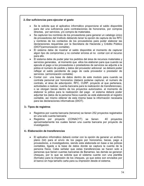 Convocatoria para el sistema informativo integral administrativo ...