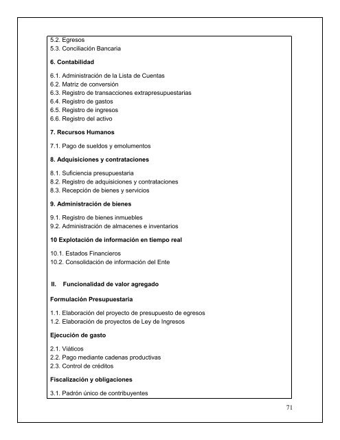 Convocatoria para el sistema informativo integral administrativo ...