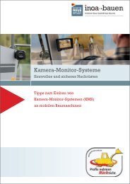 Kamera-Monitor-Systeme - Initiative Neue QualitÃ¤t der Arbeit