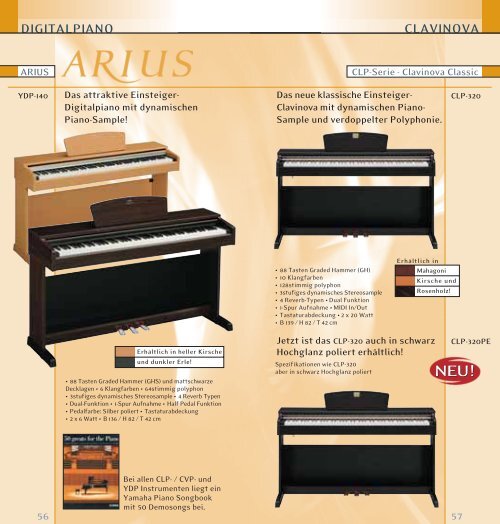 KEYBOARDS und DIGITALPIANOS - Demmer