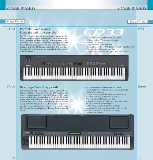 KEYBOARDS und DIGITALPIANOS - Demmer