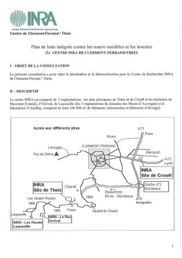Plan de lutte intégrée contre les macro nuisibles et les insectes du ...