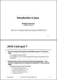 Introduction Ã  Java JAVA c'est quoi ?