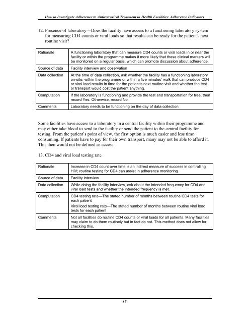 How to investigate Adherence to Antiretroviral Treatment ... - INRUD