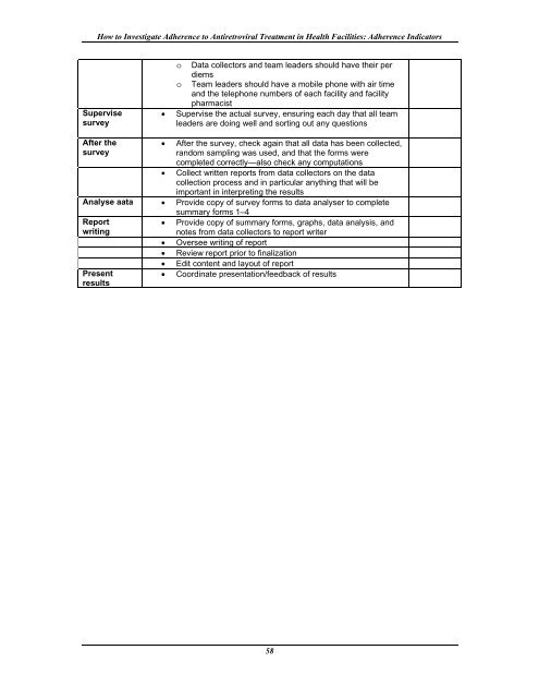 How to investigate Adherence to Antiretroviral Treatment ... - INRUD