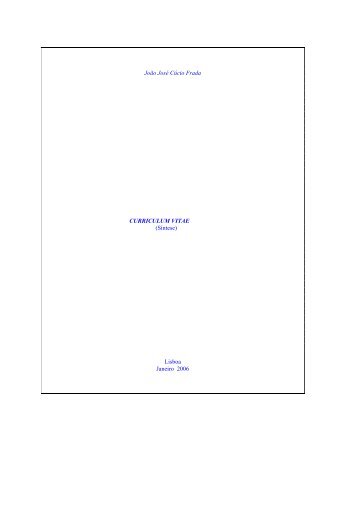 Curriculum vitae