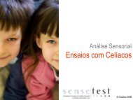 A anÃ¡lise sensorial com consumidores celÃ­acos