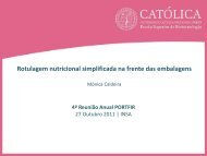Rotulagem nutricional simplificada na frente das embalagens