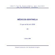 Documento integral - Instituto Nacional de SaÃºde Dr. Ricardo Jorge