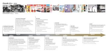 Chronik 1873 – 2011 Chronicle 1873 – 2011 - Roman Dietsche GmbH