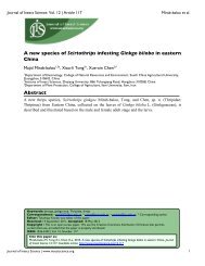 Download free PDF - Journal of Insect Science