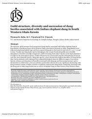 Guild structure, diversity and succession of dung beetles associated ...