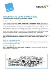 NATURFAGENE UD AF BOKSEN 2011 - Insero Horsens