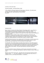 Summary case study Notion Motion - Inside Installations