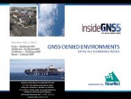 GNSS - Denied Environments presenter slides - Inside GNSS