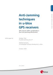 Anti-Jamming techniques in u-blox GPS receivers - Inside GNSS
