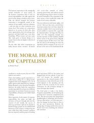 The Moral Heart of Capitalism by Michael Novak - InsiderOnline.org