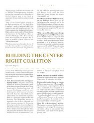 Building the Center Right Coalition by Grover ... - InsiderOnline.org