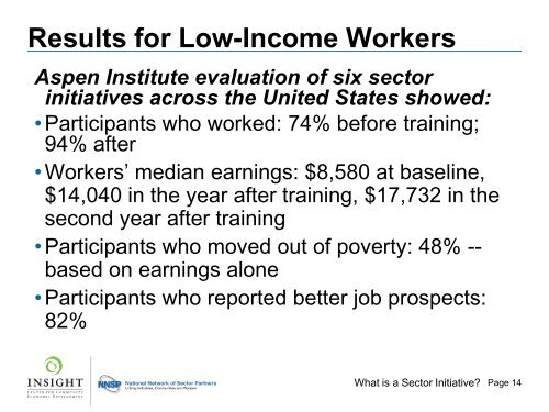 What is a Sector Initiative? - Insight Center for Community Economic ...