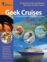For More Fun, Food, and Fabulous Folks than Any ... - Insight Cruises
