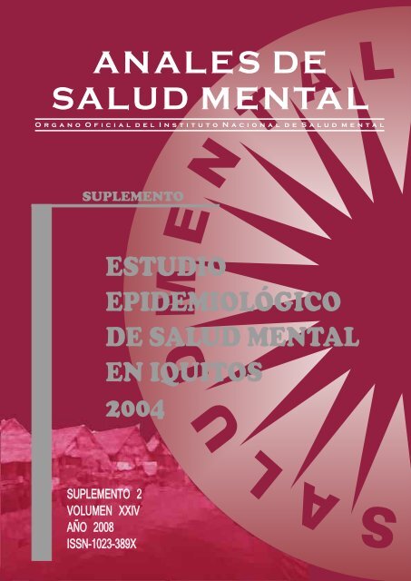 ANALES DE SALUD MENTAL - Instituto Nacional de Salud Mental