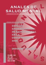 ANALES DE SALUD MENTAL - Instituto Nacional de Salud Mental