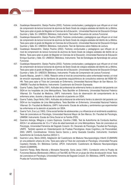 Base de datos de instrumentos de evaluaciÃ³n de salud mental y ...