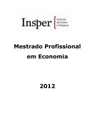 Programa do curso - Insper