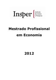 Programa do curso - Insper