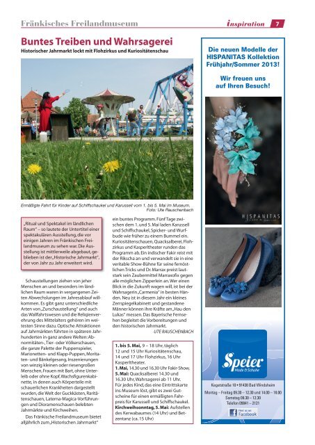 April 2013 - Magazin Inspiration - Bad Windsheim